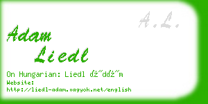 adam liedl business card